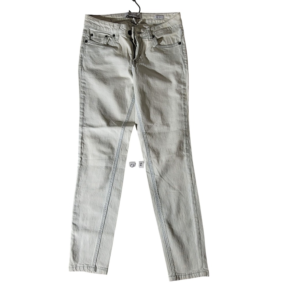 Kenneth Cole Reaction Womens Skinny Jeans Light Wash Denim Size 6 Mid Rise